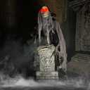 Haunted Hill Farm 3-Ft Rising Reaper with Tombstone, Halloween Accessory, Creepy Horror Movie Skeleton Prop, Spooky Occult Skull Dcor, Scary Indoor Party Decoration, Touch-Activated Lights & Sound