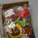 Leinuosen 4 Pcs Teacher Thank You for Helping Me Grow Gifts Positive Knit Pot Crochet Sunflower Thank You Handmade Gift with Ribbon Bag for Teacher Leader Mother Father Boss Manager(Cute)