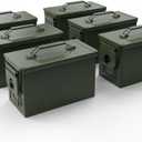 HARDROCK 30 50 Cal Ammo Can Metal 9mm Ammo Box Storage Crate case for Shotgun Bullet Rifle Nerf Ammunition Waterproof case-Gard Organizer