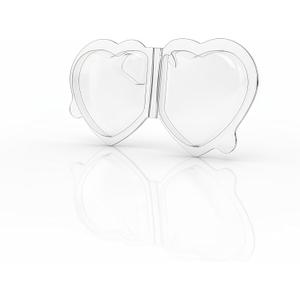 32-Pack Beanie Baby Tag Protectors Clear Plastic Heart Tag Covers for Ty Hang Tags Durable Sleeves for Beanie Babies, Boos, Buddies, Classics Collectors Tag Shield Case