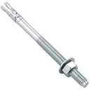 Wensilon 1/4x3 10Pcs Inch Standard Fasteners for Heavy-Duty Zinc Wedge Anchors for Cement and Concrete