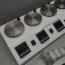 Digital Magnetic Stirrer with Hotplate 0~2400 RPM Mixer Plate Magnetic Lab Stirrer Mixer with Stirring Bar (4 Unit Plate)