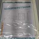 NAMSAN Cat Screen Door, Flap Opening 8.3 x 10.3 inches, Doggie Door for Screen Door, Window Cat Door Magnetic Self-Closing, Cat Door for Sliding Door, Lockable, White