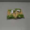 2 x 120pcs Green Monstera Leaf Cocktail Picks, 4.7inch Hawaii Monstera Bamboo Toothpicks for Summer Hawaiian Party Food Drinks Fruits Appetizer Cupcake Decoration