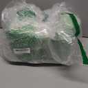 Bird Seed Storage Container Airtight,5~6LB Metal Bird Food Container with Scoop,Wild Bird Seed Tin for Storing Sunflower Seed-Ideal for Outdoor or Indoor-Squirrel proof -Green