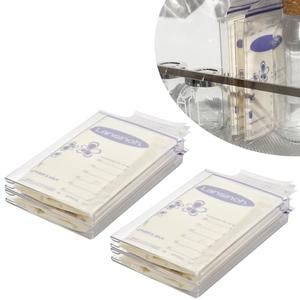 Ugotfeels 3-Pack Freeze Flat Breast Milk Storage Bag |Breastmilk Freezer Flattener Kit Make Mother's Milk Bags Organizer Even to Save Refrigerator Space | Fit 3 4 5 6oz