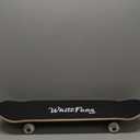 White Fang checkered skateboard, (32in L x 8in W)