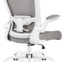 FelixKing Ergonomic Office Chair, Adjustable Height, Breathable Mesh Fabric, Lumbar Support, Gray (918-W, Grey)