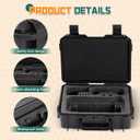 Carrying Case for Switch: Hard Shell Case with Built-in EVA Storage | 2021 OLED Model Waterproof Protection + Accessories Organizer