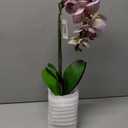 Nearly Natural 24in. Orchid Phalaenopsis Artificial Arrangement in Vase (Pink)