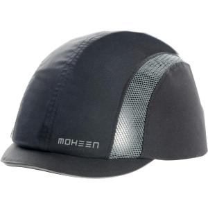 MOHEEN Safety Bump Cap, Baseball Hat Style with Reflective Stripes Lightweight and Breathable Hard Hat Head Protection Cap (02# Black)