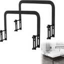 Mattress Slide Stopper Holder in Place Retainer Bar, Non Slip Mattress Gripper Gaskets to Keep Bed from Sliding, 2 PCS
