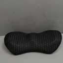 Lumbar Support Pillow, Back Pillow for Low Back Pain Relief, Ergonomic Streamline Car Seat, Office Chair, Recliner and Bed (Black)