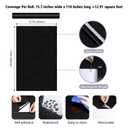FANCYEASY Glossy Black Granite Contact Paper Peel and Stick Countertop Waterproof Self Adhesive Removable Marble Wallpaper for Kitchen Bathroom Granite Vinyl Wraps for Cabinets Table Desk 15.7"x118"