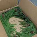 WBHome 6 Pcs Christmas Norfolk Pine Branches with Pine Cones - 42" Real Touch Norfolk Pine Branch- Artificial Xmas Branches Plants Pine Needles for DIY Craft Garland Home Garden Decor