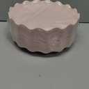 LIYH 25 Pcs 10 Inch Pink Scalloped Plastic Plates Reusable - Unbreakable Plastic Wavy Plates for Weddings Party Outdoor Picnics Dishwasher Safe BPA Free 10" Dinner plate