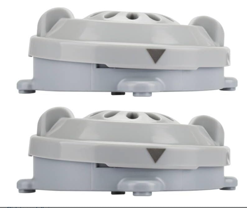Pipeless Magnetic Jet Head BF-004 Replacement for LURACO Jet Motor Pedicure SPA Chair Part - Contains Propeller and Cover (2 Pack)