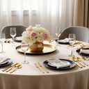 HIKAA Forged Silverware Set Stainless Steel Flatware Set,Service for 8,Matte Satin Polished Cutlery Set,Dishwasher Safe (Gold, 40PCS)