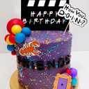 JeVenis 27 PCS Friend Cake Topper Friend Party Decorations Friend Birthday Decorations Balls Cake Topper