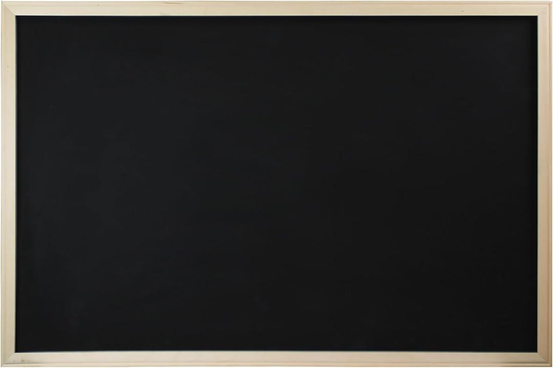 Flipside Products 24" x 36" Wood Framed Black Chalkboard, Large Surface, Wall Decor, Chalkboard Sign, Wall Mount, Menu Board