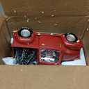 Red Pickup Truck Christmas Snow Globe, Resin Santa Claus Christmas Home Decoration