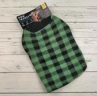 Kuoser Warm Dog Coat, Reversible Dog Jacket Waterproof Dog Winter Coat British Style Plaid Dog Clothes Pet Dog Cold Weather Coats Cozy Snow Jacket Vest for Small Medium Large Dogs Christmas Green M