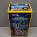 National Geographic Dual LED Kids Microscope - 50+ pc Science Kit with 10 Prepared Slides & 10 DIY Blank Slides, Biology Experiment Activity, Microscope Kit for Kids 8-12 