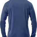 Roadbox Mens UPF 50+ UV Sun Protection Shirts Outdoor Long Sleeve SPF Rash Guard for Fishing Hiking Swimming Running, Medium