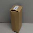 Straw Dispenser with Stainless Steel Lid, Holds Straws Up to 8.5 Inches, Black