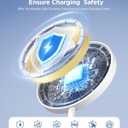 Magnetic Wireless Magsafe Charger iPhone: Charging Pad for iPhone 17/16/15/14/13/12 Series & AirPods Pro 4-2, Strong Magnet, Dual Ports, Case-Friendly, Lightweight for Travel Home Office Desk