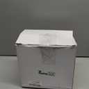 Pasimy 1 Pc 7" l x 7" W x 5" H White Stainless Steel Universal Vent guard, Easy Installation outside dryer vent cover Hood-style Kitchen Bathroom Exhaust Vents Cover