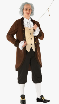Morph Costumes, Benjamin Franklin, Medium