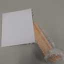 Desktop Glass Dry Erase Board with Solid Wood Base, Memo Whiteboard, Writing Note Pad, Mini Glassboard for Tabletop Display(Rustic Base,Glass)