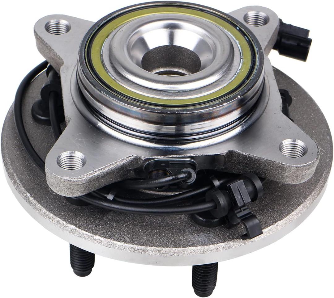 KUSATEC 515042 Front Wheel Bearing and Hub Assembly Compatible with Ford Expedition 2003 2004 2005 2006, 6 Lug Bolts w/ABS