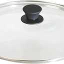 Lodge Round Tempered Glass Lid - Versatile Glass Lid for 12 Inch Skillets, Pans, and Dutch Ovens - Dishwasher Safe and Oven Safe up to 400 - 12 Inch