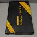 NOEVSBIG Desk Magnifying Glass with Light 10+5X Desktop Lamp Close Work Up for Table Crafting, Reading, Sewing, Panting, Soldering, Ultra Long 3-Section Swing Arm Design for Large Workbench