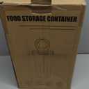 PRAKI Cereal Containers Storage Set (4L,135.2 Oz), 8PCS Airtight Food Storage Containers with Lids for Kitchen & Pantry Organizers and Storage, Cereal Dispensers with 20 labels, Measuring Cup & Marker