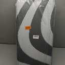 Vaukki Waterproof Outdoor Rug 9x12 Grey Striped Patio Mat