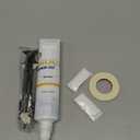 Tile Grout Repair Kit - Grout Filler, Grout Repair Paste with Silicone Trowel Scraper, Fast Drying Grout Repair Kit for Bathroom Shower Kitchen Floor Tile, Waterproof (17.64 oz, Gray)