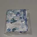 Curtain Valance for Windows Blue Eucalyptus Rod Pocket Valance Window Treatments 1 Panel Watercolor Leaves Short Curtains for Kitchen Windows Bathroom Bedroom 42x12in