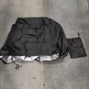 Central Large Air Conditioner Cover for Outside Units, Waterproof & Windproof Outdoor AC Units Cover Black (26"x26"x32" Inch)