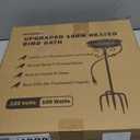 Daoeny Heated Bird Baths for Outdoors, Upgraded 100W Thermostatically Controlled Heated Bird Bath with 5-Prong Metal Base, Heated Bird Bath for Outside Winter Garden Patio Yard Lawn(Terracotta)