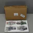 Dacnod 4Pcs Skull Decor,Skeleton Figurines,Horror Movie Garden Gnomes,Halloween Skeleton Statues Decor Set Cute Skeleton Resin Indoor Decorations,Unique Skull Ornaments Gift for Children Adult