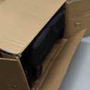 Gravity Folding Baby Stroller - Portable Travel Toddler Stroller w/Adjustable Backrest, Canopy & Cup Holder, Lightweight and UV Protected, One-Hand Automatic Folding - Black