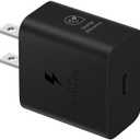 Samsung 25W Wall Charger Power Adapter, Cable Not Included, Super Fast Charging, Compact Design, Energy Efficient, Compatible with Galaxy and USB Type C Devices, Black