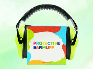 Noise Canceling Headphones for Kids Only, Green