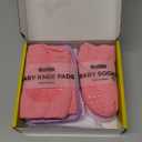 Simply Kids Anti-Slip Baby Knee Pads and Socks Set for Crawling and Walking (6 Pairs, 6-18 Months) Infant Toddler Boy Girl