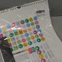 Gannyfer 2026 Wall Calendar, 14" x 11" Spiral Bound 2026 Calendar, 18 Month Minimalist Wall Calendar, Use Now to Dec 2026, Magnetic Fridge Calendar Perfect for Home School Office (3 Stickers) (solid color)