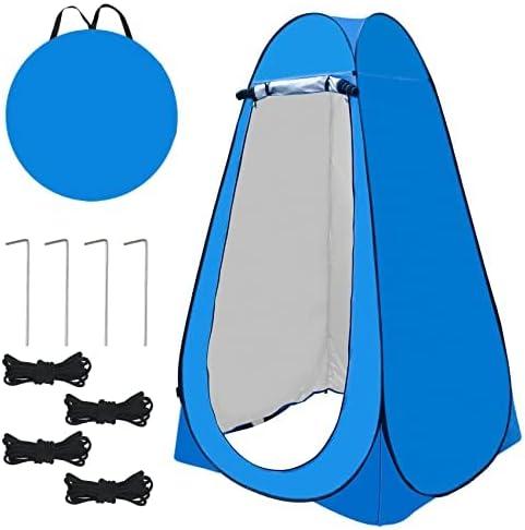 Pop Up Privacy Tent Shower Tent Changing Tent Portable Outdoor Camping Bathroom Toilet Tent Changing Dressing Room Privacy Shelters Room for Hiking and Beach Sun Shelter Picnic Fishing- Waterproof, 47.2"