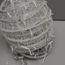 Outdoor Christmas Balls Lights 4 Pack Hanging 7.9" LED Garden Sphere Tree Lights 8 Modes Waterproof Glow Globe Lights with Memory Timer Plug for Party Yard Porch Eave Patio Xmas Decorations-Warm White